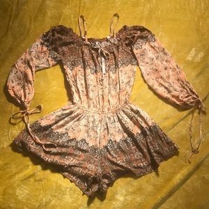 Free people romper extra small